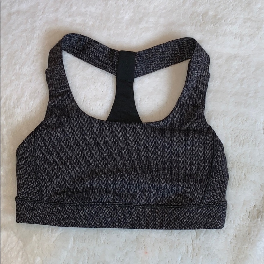 Black Lululemon racerback bra